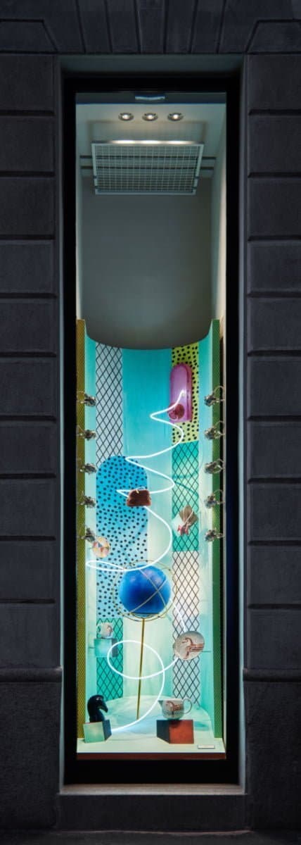 A Hermès Window Display from Luca Nichetto: Mythological Renaissance A Hermès Window Display From Luca Nichetto: Mythological Renaissance