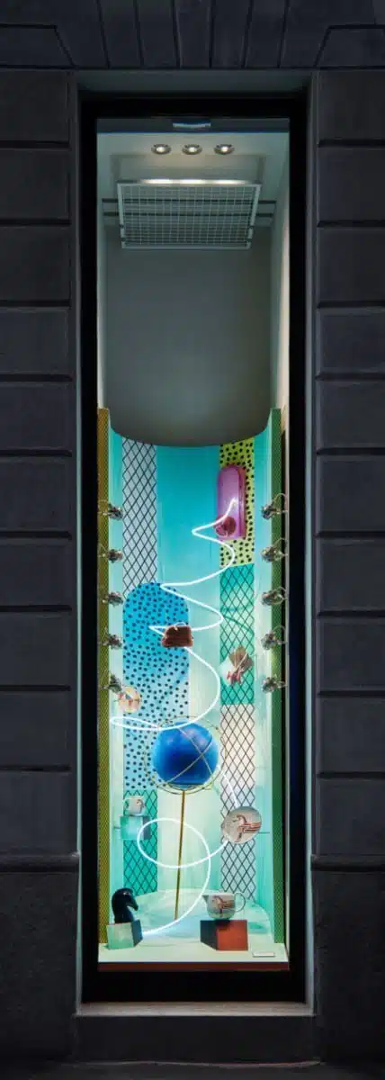 Designer Luca Nichetto creates four bespoke window displays to