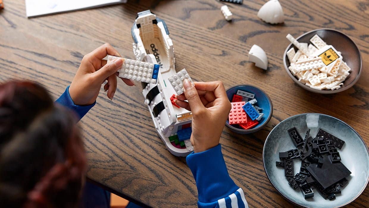 Iconic Adidas Originals Superstar Comes to Life in LEGO Bricks