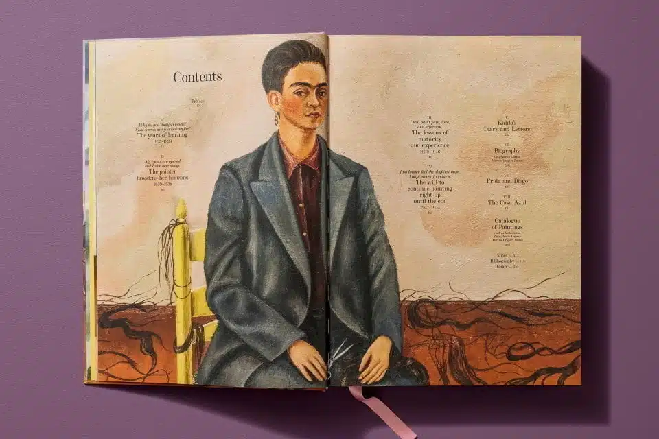 The Complete Paintings of Frida Kahlo Are Collected in A Table Book The Complete Paintings Of Frida Kahlo Are Collected In A Table Book