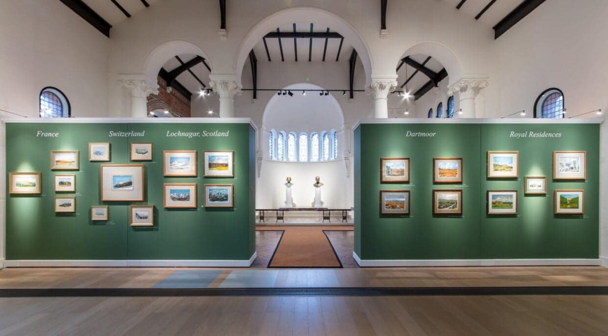 Prince Charles’ Paintings on Display