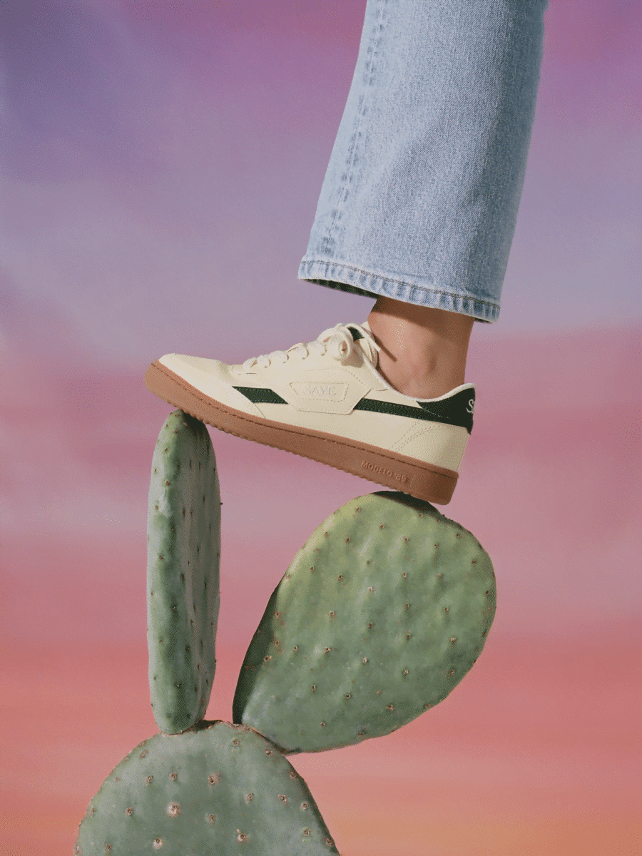 Saye Launches Sneakers Made From Recycled Mango and Cactus Saye Launches Sneakers Made From Recycled Mango and Cactus