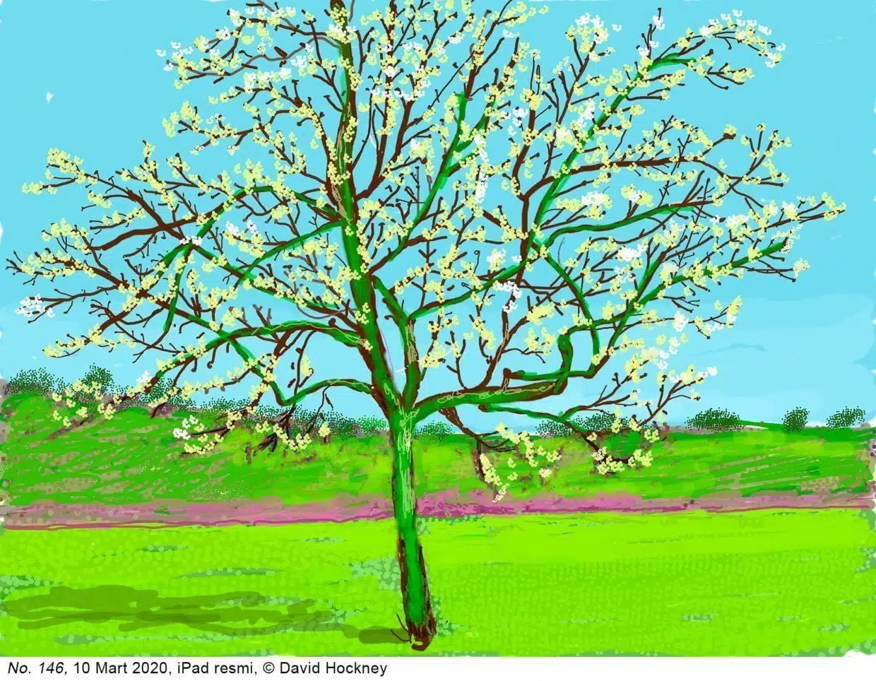 Praise to Spring by David Hockney Praise To Spring By David Hockney