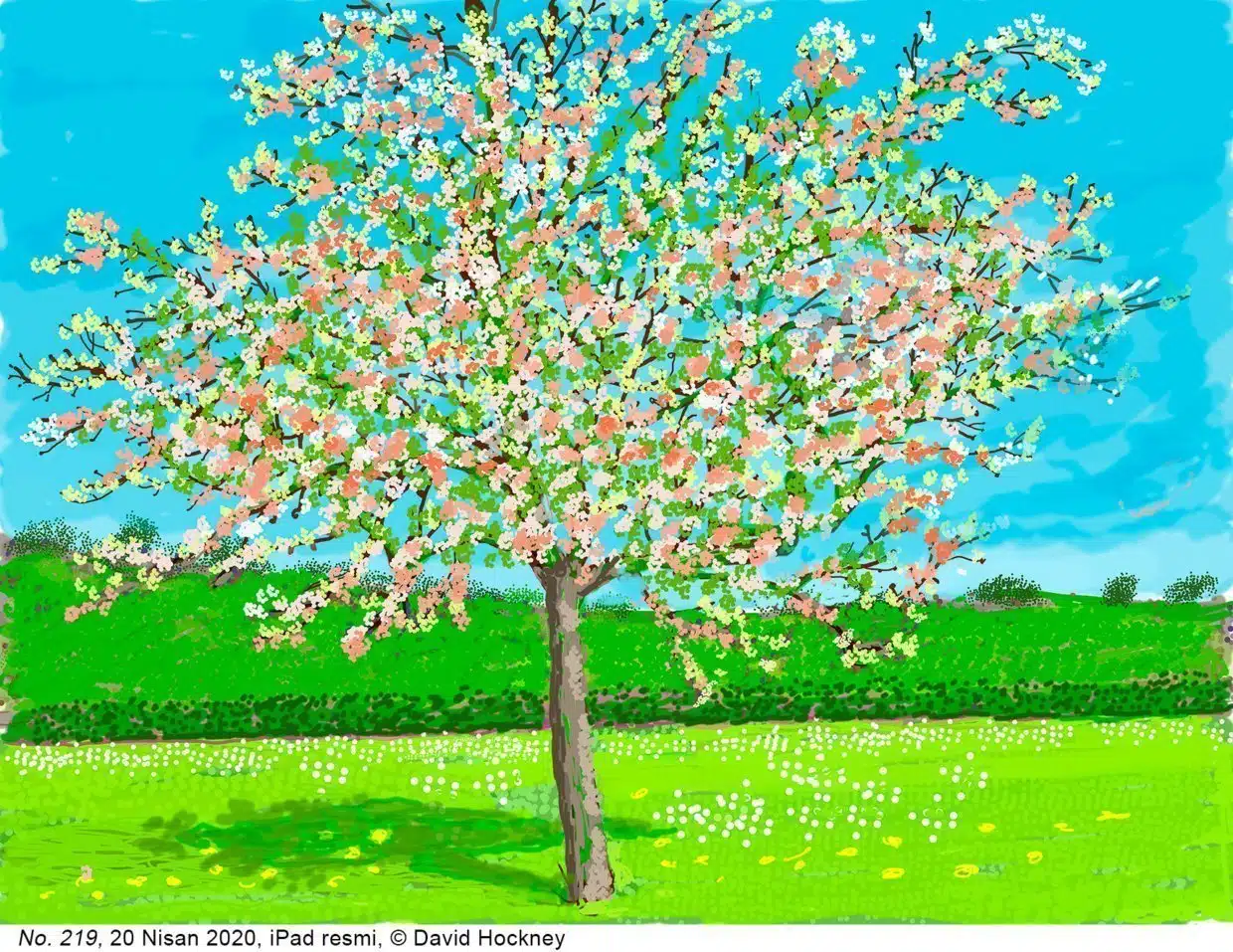Praise to Spring by David Hockney Praise To Spring By David Hockney
