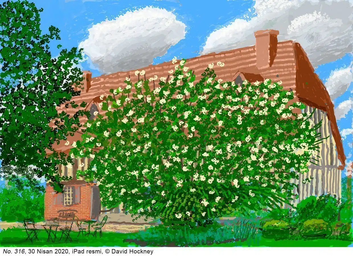 Praise to Spring by David Hockney Praise To Spring By David Hockney
