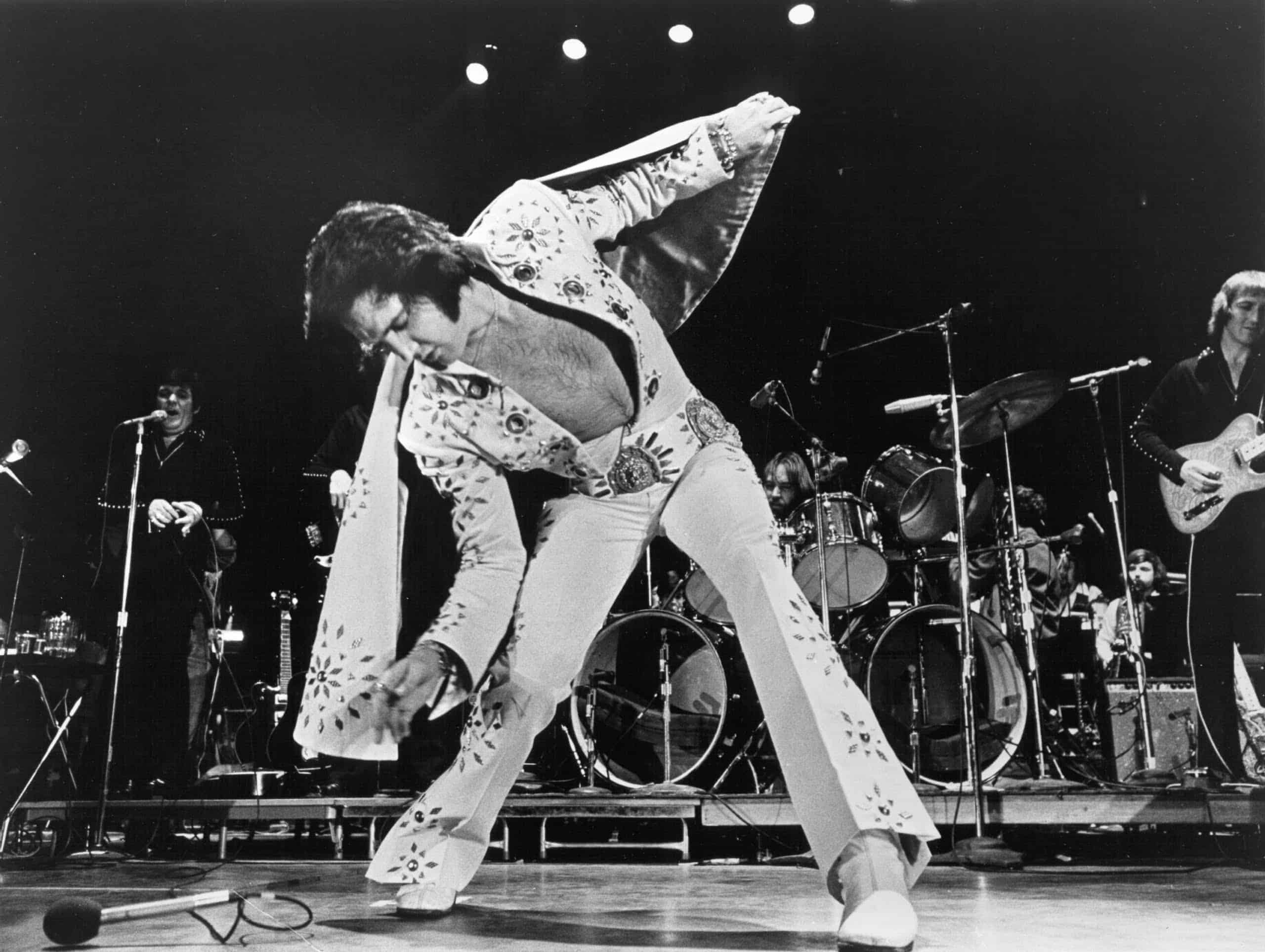 Elvis Presley Men's Rock N' Roll Crew Socks