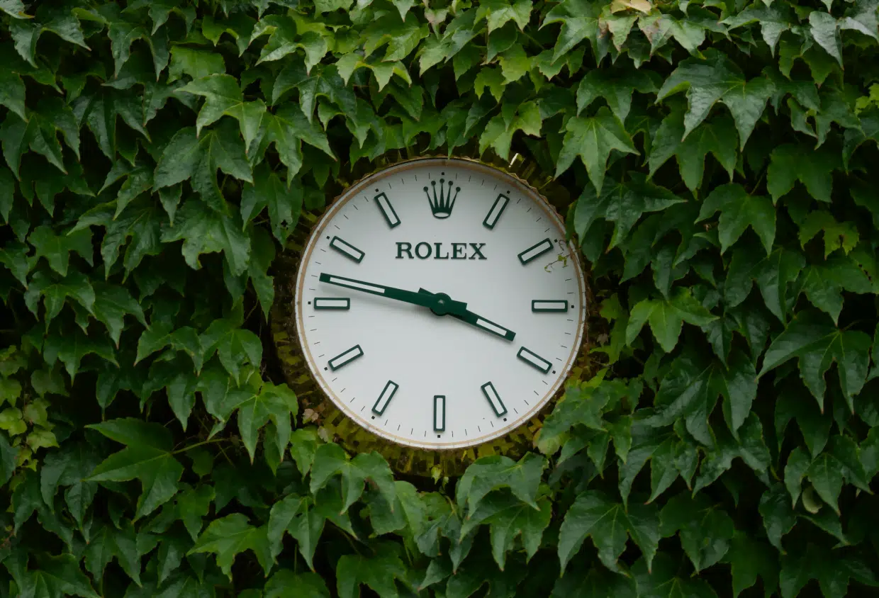 Rolex tennis clock deals