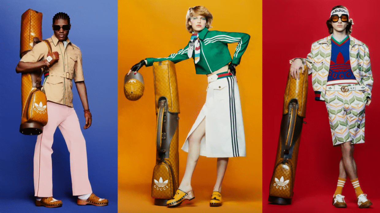 Adidas & Gucci Designs Golf Bags