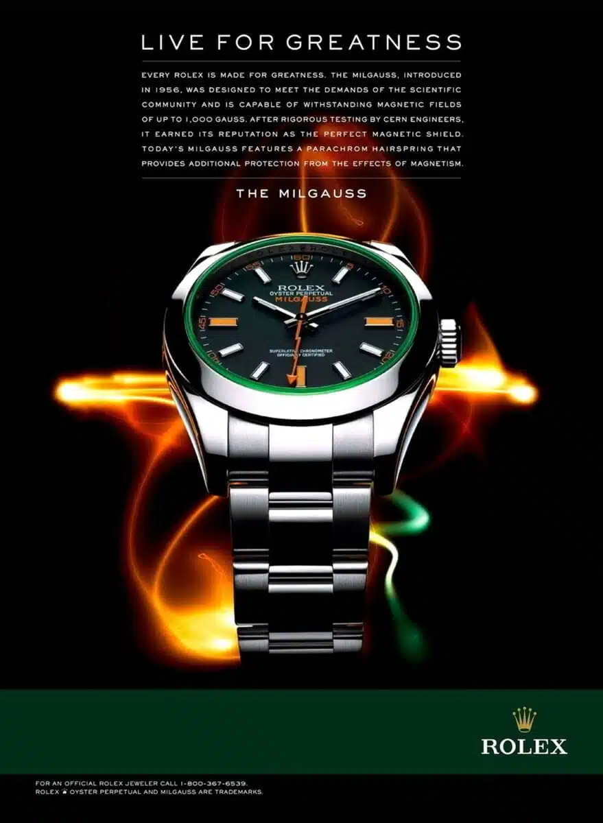 Olimpos’tan Kovulan Yıldırım Tanrısı: Rolex Milgauss Rolex Milgauss