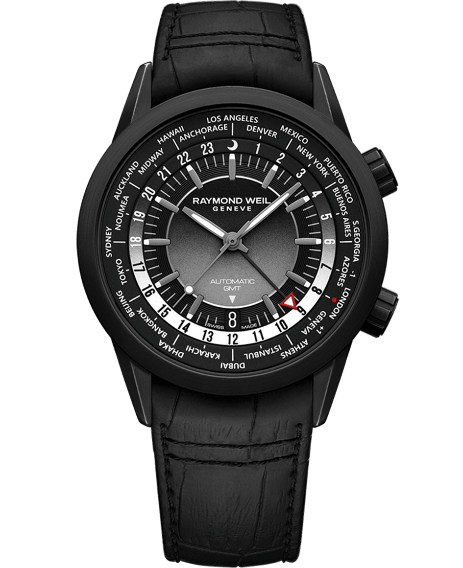 Raymond Weil ile 24 Şehrin Zamanı Raymond Weil, Freelancer Men’s Gmt Worldtimer