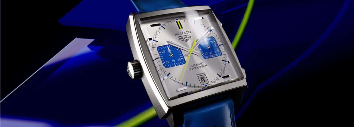 Yeni TAG Heuer Monaco, “Fransız Yarış Mavisi”ne Bürünüyor Yeni TAG Heuer Monaco, “Fransız Yarış Mavisi”ne Bürünüyor