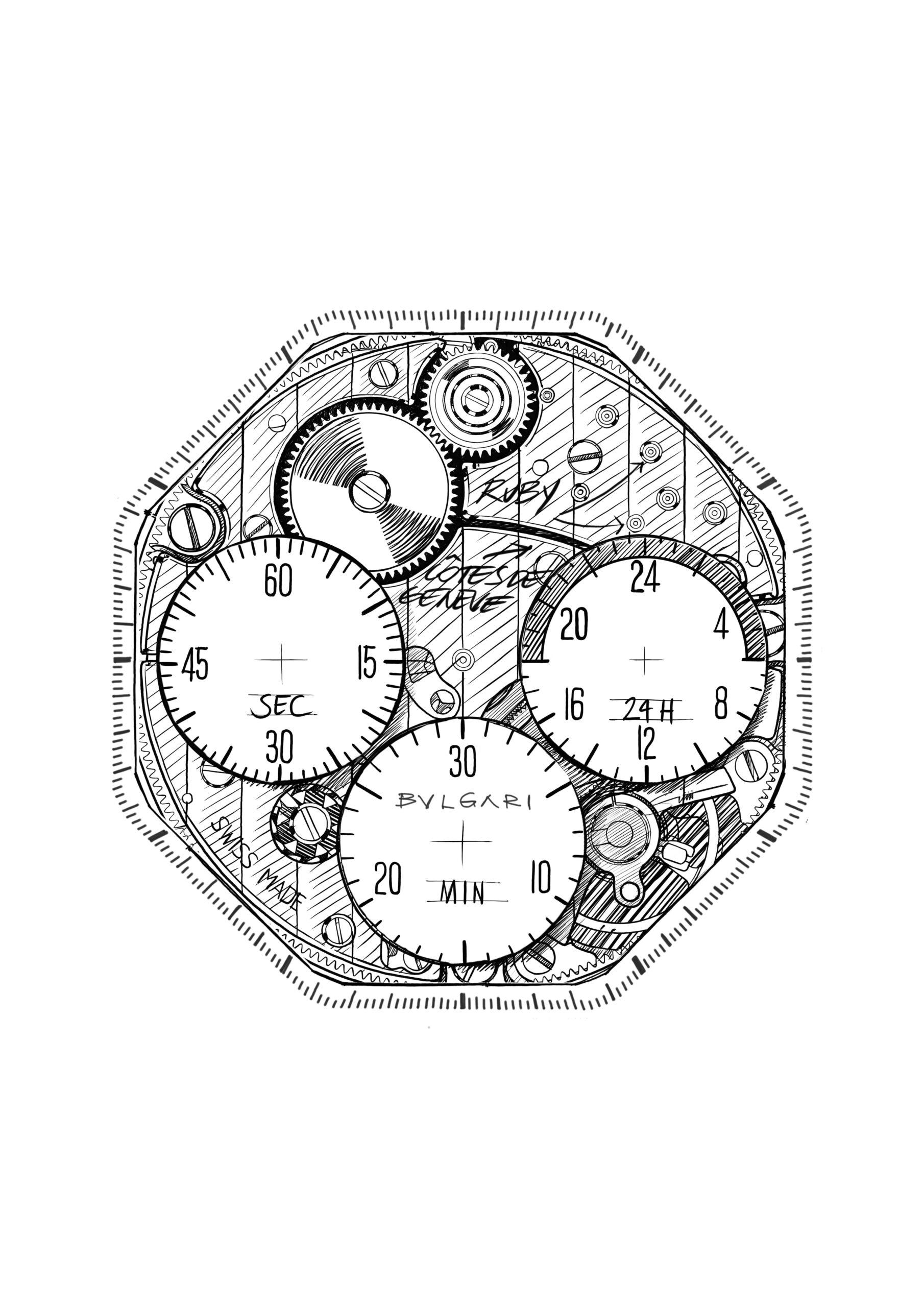 Mekanizmaya Kadrandan Bakmak: Bulgari Octo Finissimo Sketch