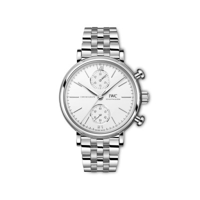 Zamansız Şıklık Çelik Bilezikte: Yeni IWC Portofino Chronograph 39 Iwc Portofino Chronograph 39