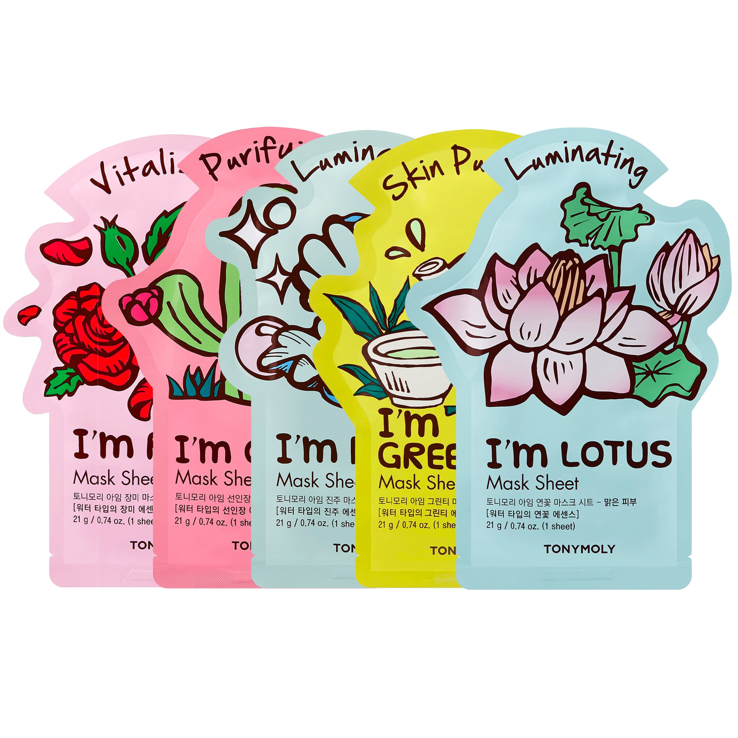 Kore Kozmetik Markaları: En İyi 15 Marka Tonymoly - I’m Real Sheet Masks
