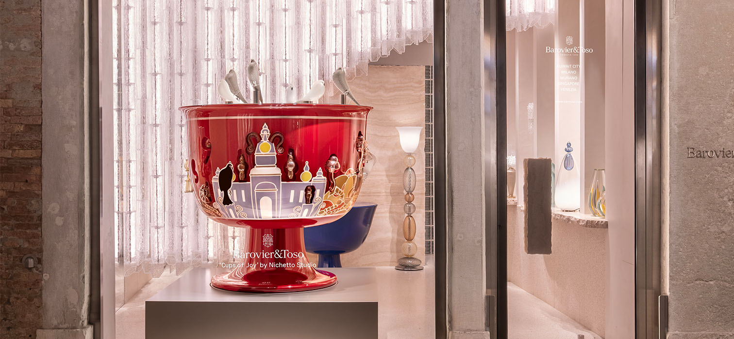A Joyful Story in Barovier & Toso’s Venice Boutique A Joyful Story in Barovier & Toso’s Venice Boutique