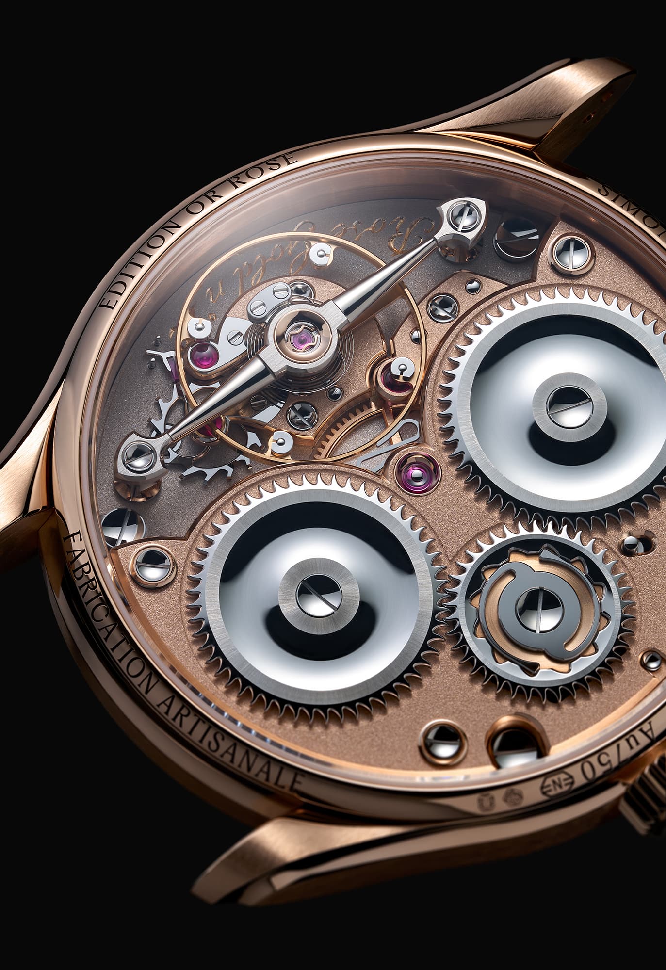 Karanlık ve Aydınlık Arasında: Simon Brette Chronomètre Artisans Rose Gold Simon Brette Chronomètre Artisans Rose Gold