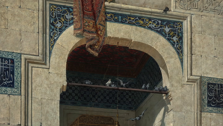 Osman Hamdi Bey’in “Cami Kapısında” Tablosu İlk Kez Açık Artırmada